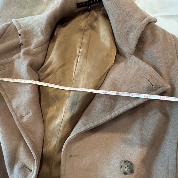 Theory Wool Cashmere Camel Coat - Picture 9 of 9